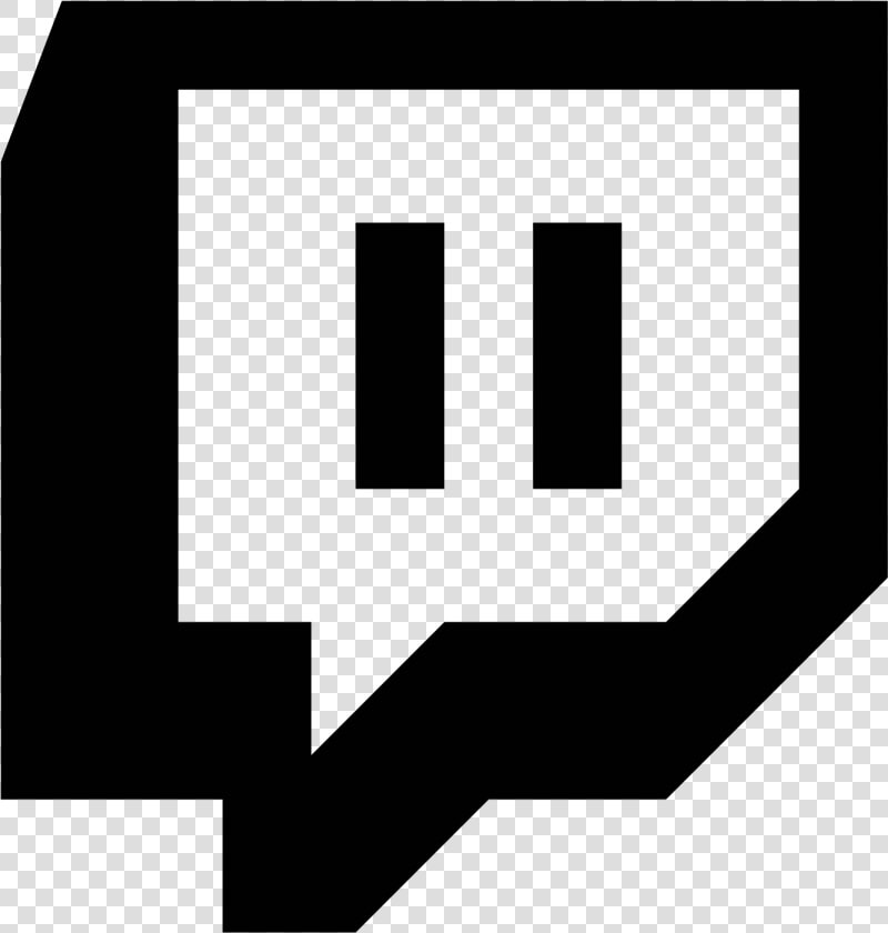 White Twitch Logo Png   Twitch Logo Black Png  Transparent PngTransparent PNG