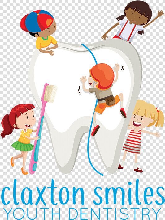 Claxton Smiles Youth Dentistry   Brush Teeth Cartoon Transparent Png  Png DownloadTransparent PNG