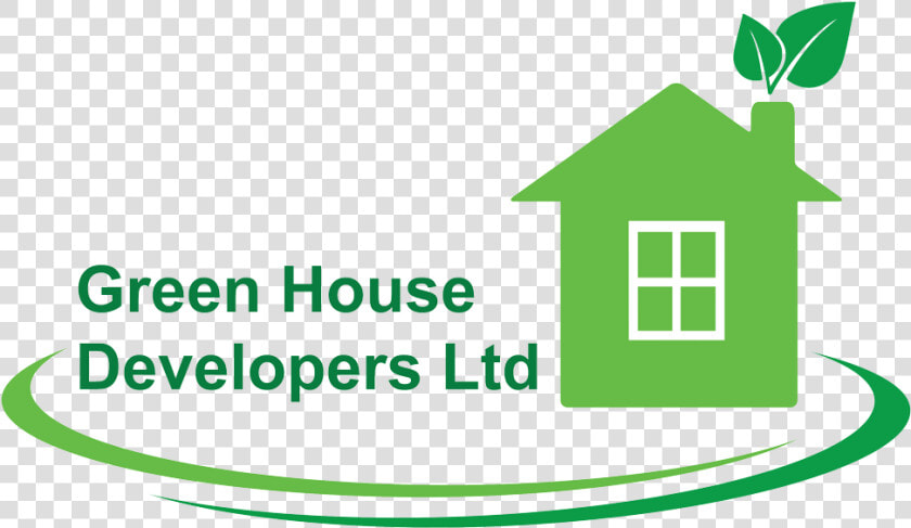 Green House Developers   House With Leaves Logo  HD Png DownloadTransparent PNG