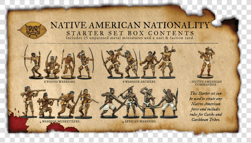 Native American Nationality Starter Set   English 17th Century Militias  HD Png DownloadTransparent PNG