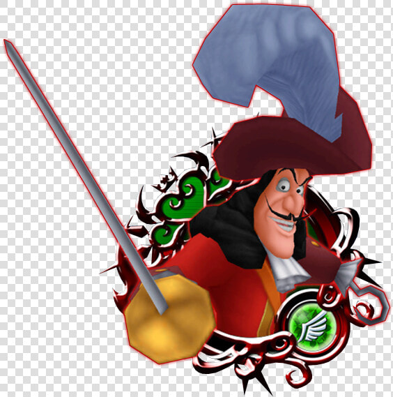 Captain Hook Png Transparent Image   Kingdom Hearts Pain And Panic  Png DownloadTransparent PNG