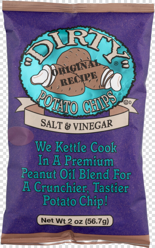 Dirty Potato Chips  Sea Salt And Vinegar  2 Oz  HD Png DownloadTransparent PNG