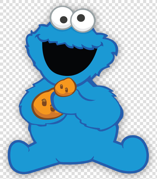 Wall Sticker For Kid The Baby Cookie Monster   Baby Cookie Monster Clipart  HD Png DownloadTransparent PNG