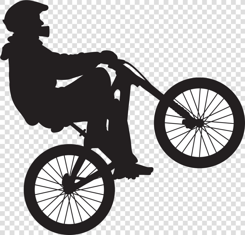 Rider Clipart Cycling   Clip Art Bmx Silhouette  HD Png DownloadTransparent PNG