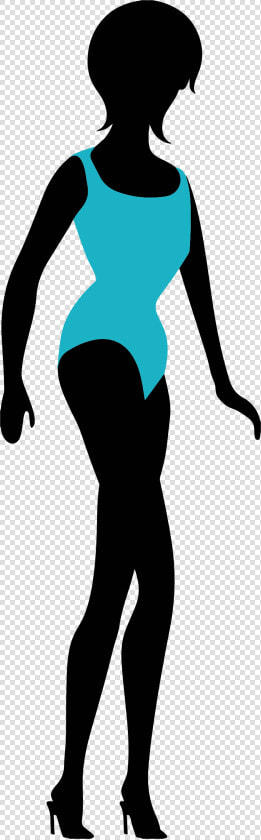 Woman In Bikini Silhouette Clip Arts   Silhueta De Biquíni Png  Transparent PngTransparent PNG