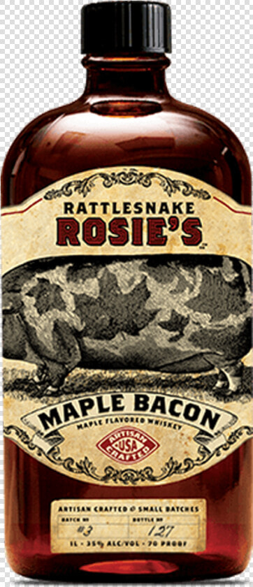 Rattlesnake Rosie  39 s Maple Bacon Whiskey  HD Png DownloadTransparent PNG