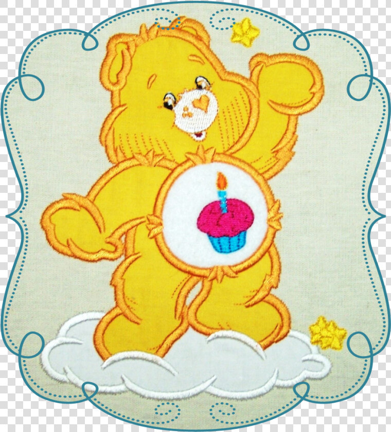 Care Bear Applique Machine Embroidery Design Pattern instant   Embroidery  HD Png DownloadTransparent PNG