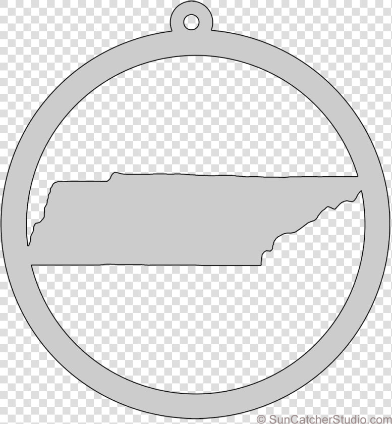 Tennessee Map Circle Free Scroll Saw Pattern Shape   Circle  HD Png DownloadTransparent PNG