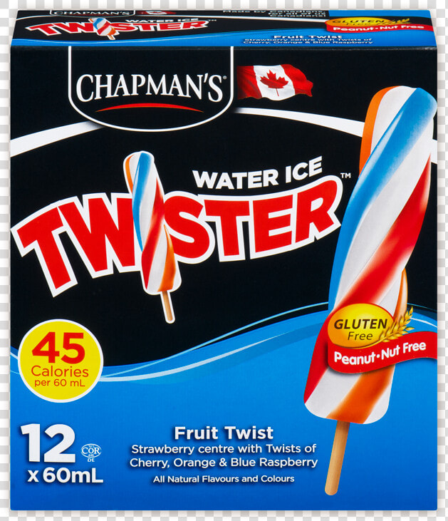 Chapman S Fruit Twist Twister   Ice Cream Twister Neapolitan  HD Png DownloadTransparent PNG