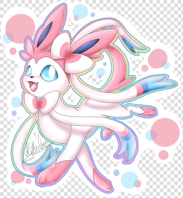 Cute Pokemon Wallpaper Sylveon   Pokemon Eevee Fairy Type  HD Png DownloadTransparent PNG