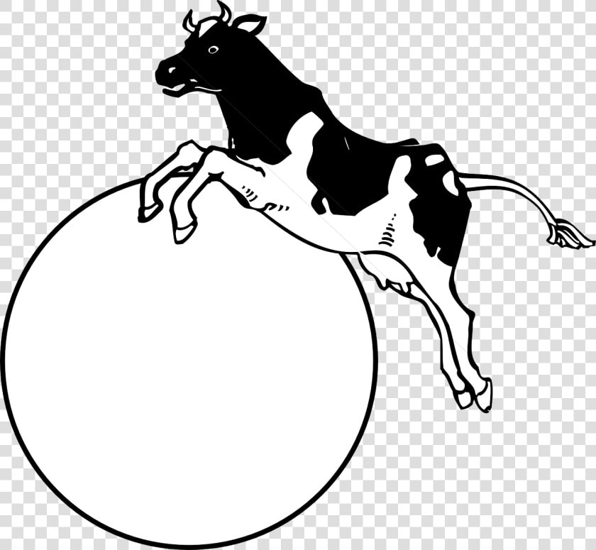 Moon  Cow  Jumping  Over  Animal  Childhood  Tales   Cow Jumping Clip Art  HD Png DownloadTransparent PNG