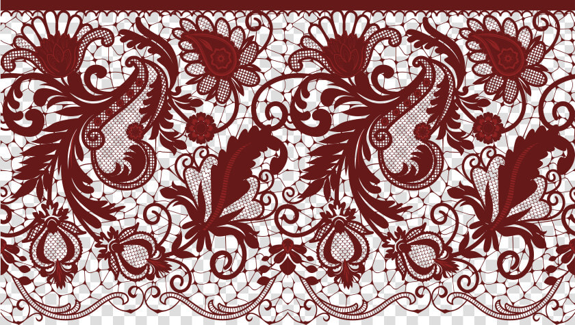 Wedding Invitation Lace Clip Art   Elegant Wedding Invitation Maroon  HD Png DownloadTransparent PNG