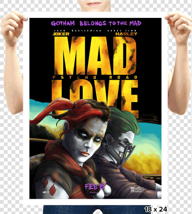 Transparent Suicide Squad Joker Png   Joker Mad Love Poster  Png DownloadTransparent PNG