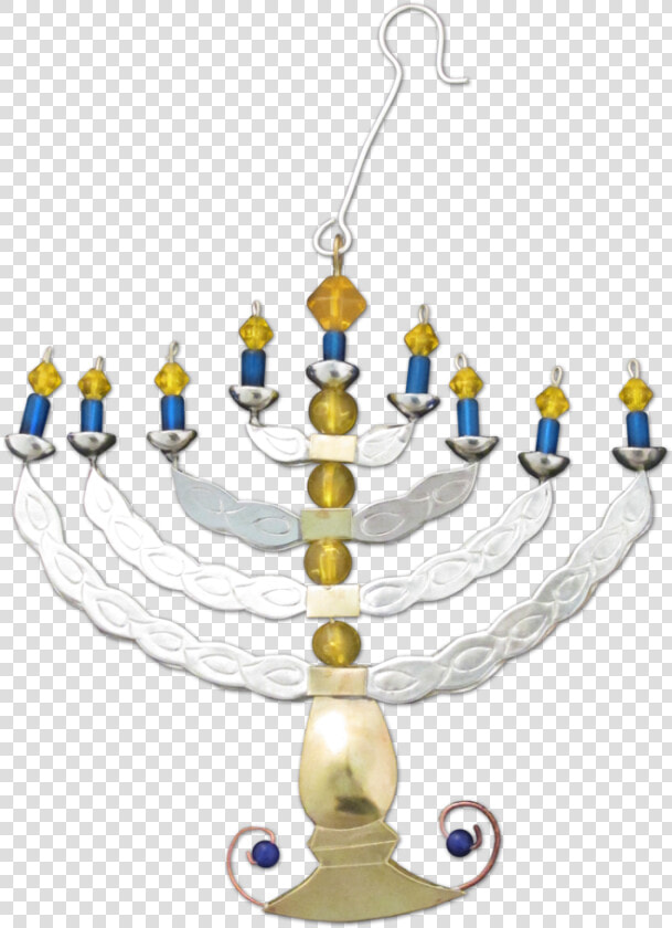 Menorah   Judaica Inspired   Handmade Ornament   Brass  HD Png DownloadTransparent PNG