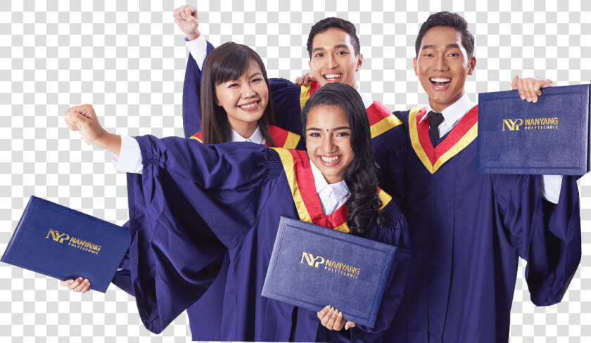 Nanyang Poly Graduation Gown  HD Png DownloadTransparent PNG