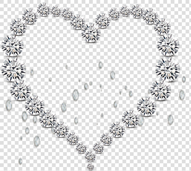  mq  silver  heart  diamond  diamonds   Diamond Heart Transparent Background  HD Png DownloadTransparent PNG