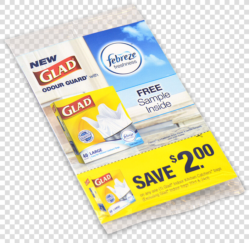 Glad Febreze Coupon Sample  HD Png DownloadTransparent PNG