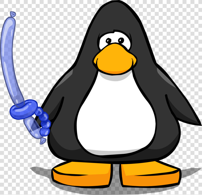 Clip Art Penguin Balloon Animal   Club Penguin With Headphones  HD Png DownloadTransparent PNG