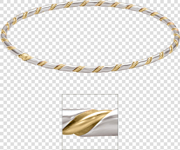 Standard View Of Brctt25 In White yellow Metal   Bangle  HD Png DownloadTransparent PNG