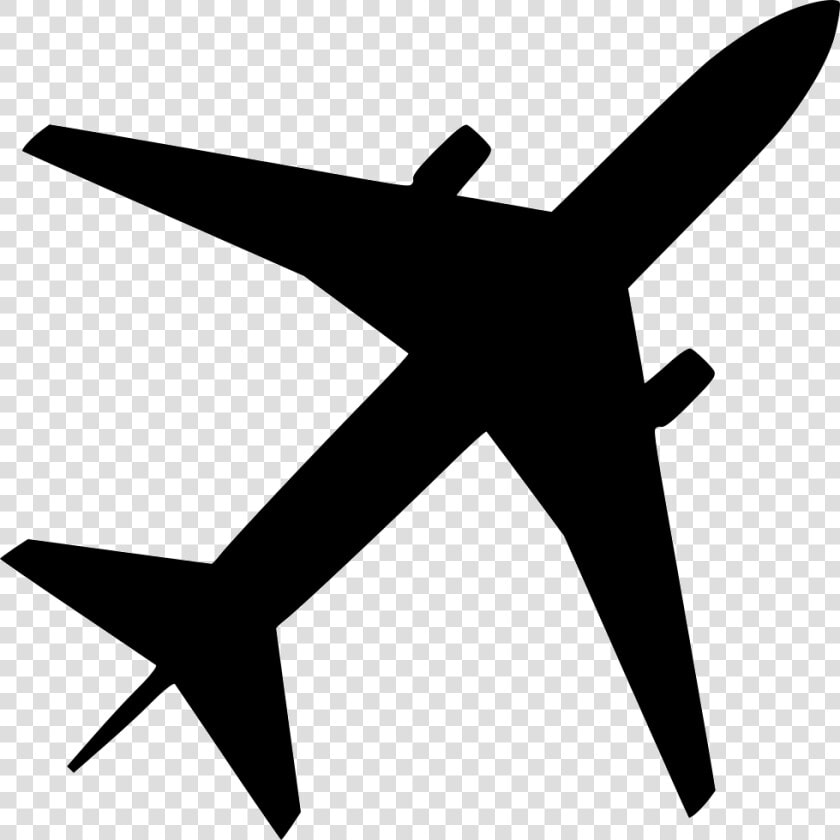 Airplane   Silhouette Airplane Clipart  HD Png DownloadTransparent PNG