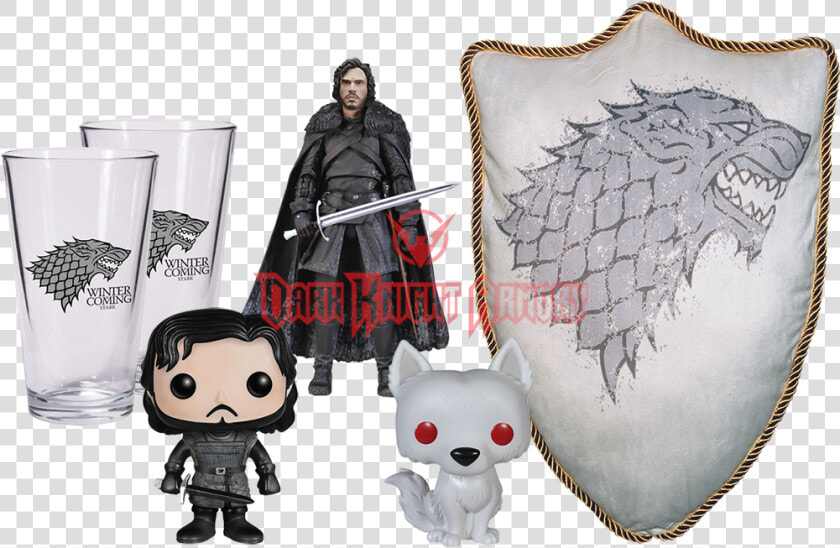 Jon Snow Collectors Set   House Stark  HD Png DownloadTransparent PNG