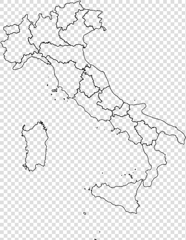 Transparent Italy Clipart   Free Italy Vector Map  HD Png DownloadTransparent PNG