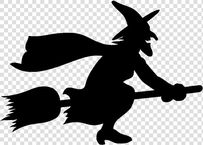 Pix For Flying Witch Clipart   Silhouette Witch Clipart  HD Png DownloadTransparent PNG