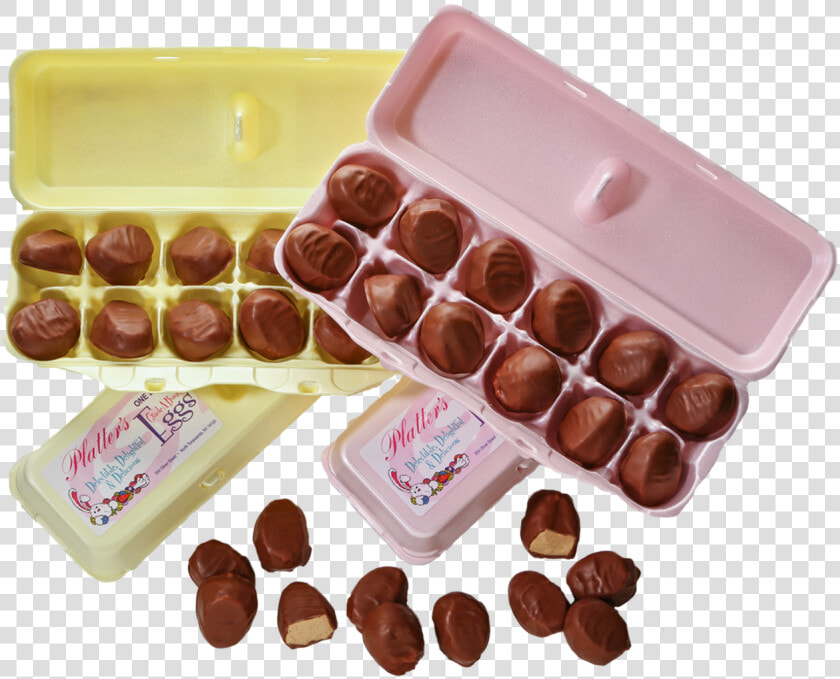 Milk Chocolate  amp  Dark Chocolate Bunny Crate Eggs   Chocolate Balls  HD Png DownloadTransparent PNG