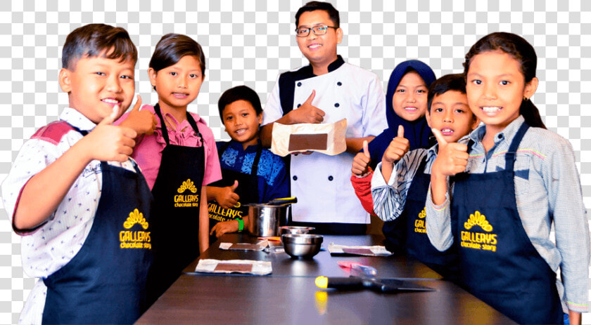 Kids Chocolate Cooking Class Illustration   Student  HD Png DownloadTransparent PNG