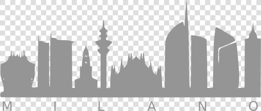 Milan Skyline Silhouette Png  Transparent PngTransparent PNG