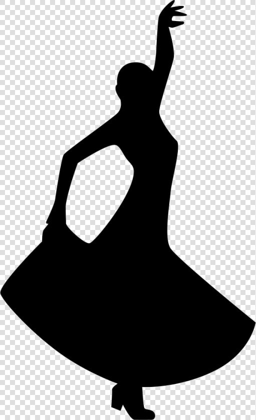 Flamenco Dancing Silhouette Of A Woman   Silueta Flamenco Baile  HD Png DownloadTransparent PNG