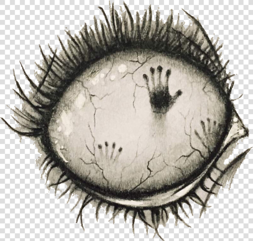  interesting Halloween  eye  creepy  hand  window  evil   Pencil Creative Cool Drawings  HD Png DownloadTransparent PNG