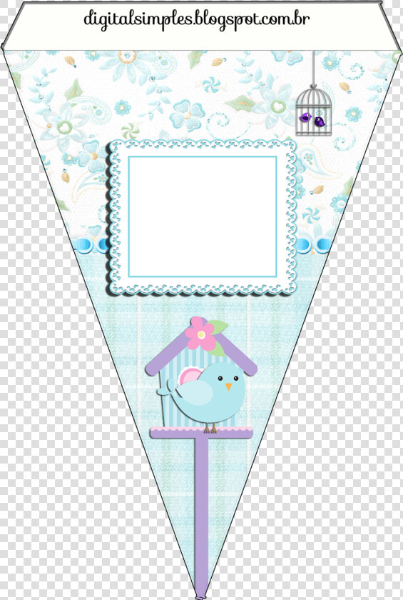 Pennant Clipart Banting   Varalzinho Corujinha Azul  HD Png DownloadTransparent PNG