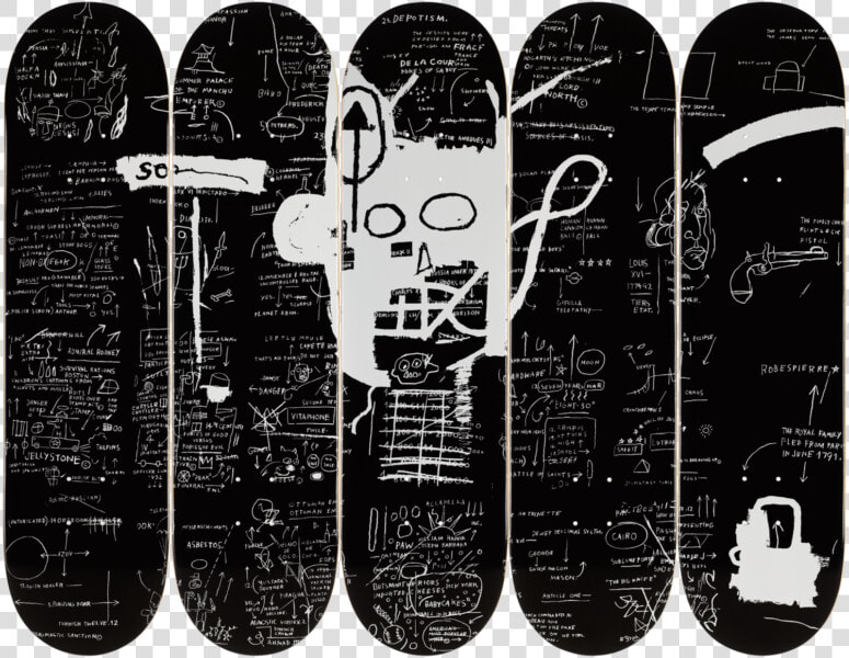 Skateroom Jean Michel Basquiat Skateboard Demon2   Skateroom Basquiat  HD Png DownloadTransparent PNG