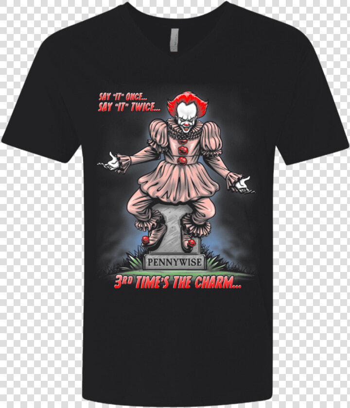 Pennywise The Dancing Clown Men S Premium V neck   Cartoon Pennywise  HD Png DownloadTransparent PNG