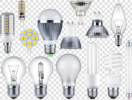 All Types Of Light Bulbs  Including  Incandescent    Electric Led Light  HD Png DownloadTransparent PNG