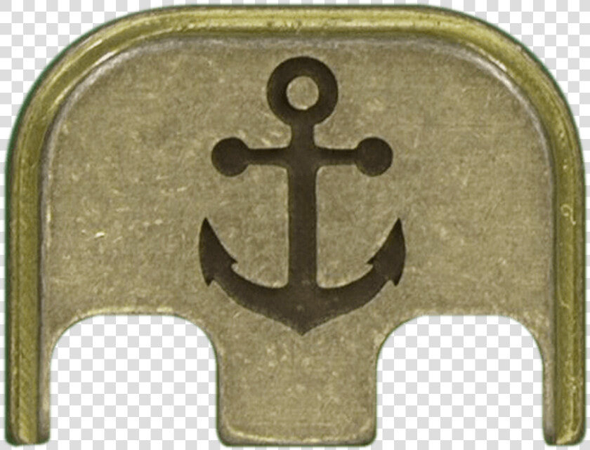 Anchor Brass Rugged Finish Back Plate   Emblem  HD Png DownloadTransparent PNG