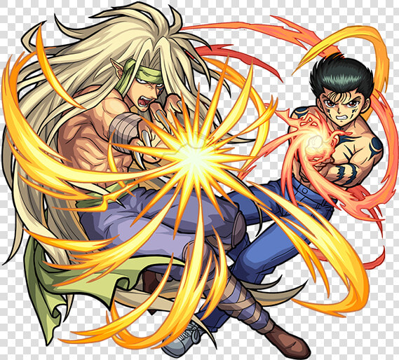 Transparent Background Of Raizen And Yusuke From The   Monster Strike Yu Yu Hakusho  HD Png DownloadTransparent PNG