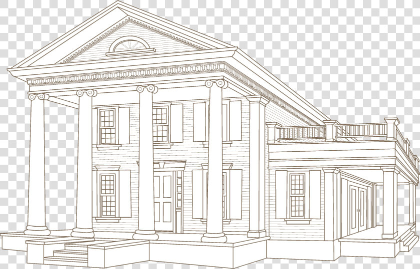 Greek Revival Architecture House  HD Png DownloadTransparent PNG