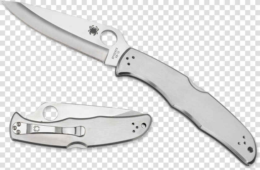 Stainless Steel Serrated Pocket Knife  HD Png DownloadTransparent PNG