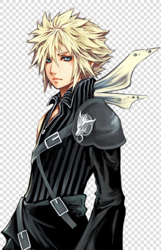 Cloud Strife Png Pic   Cloud Final Fantasy Anime  Transparent PngTransparent PNG