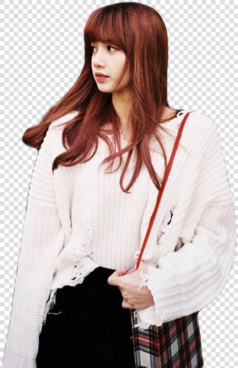 Kpop  Png  And Blackpink Image   Lisa Blackpink Knit Sweater  Transparent PngTransparent PNG