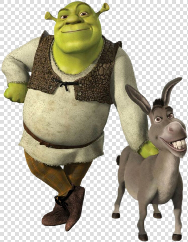 Shrek And His Donkey   Png Download   Shrek The Ogre Donkey  Transparent PngTransparent PNG