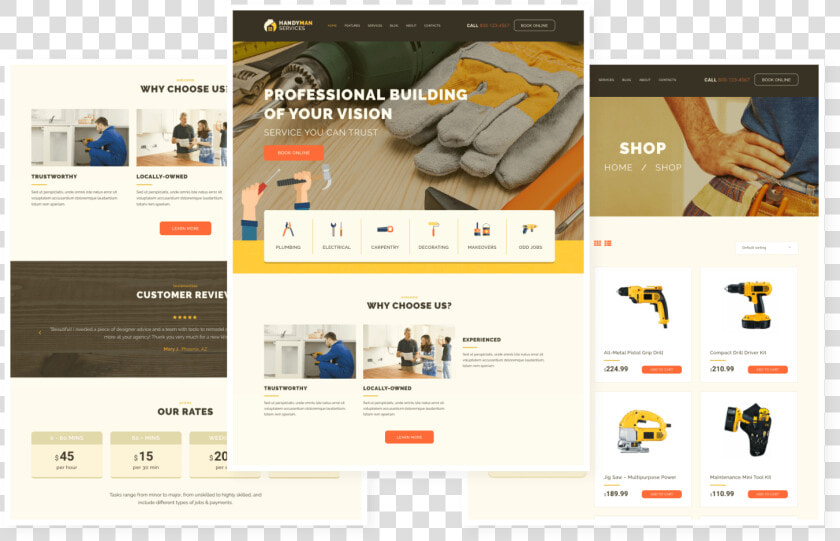 Handyman   Website  HD Png DownloadTransparent PNG