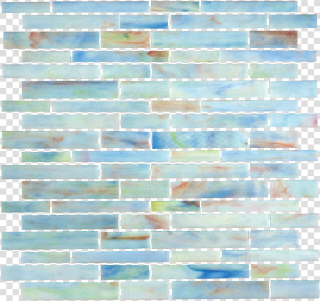 Monet Blue Hand Cut Stained Glass Title Monet Blue   Brick Wall Pattern  HD Png DownloadTransparent PNG