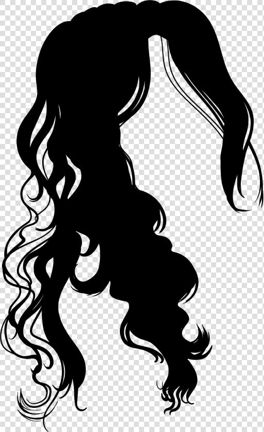 Silhouette Of Hair At Getdrawings   Women Hair Silhouette Png  Transparent PngTransparent PNG