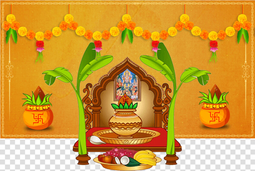 Transparent Annaprashan Clipart   Satyanarayan Pooja  HD Png DownloadTransparent PNG