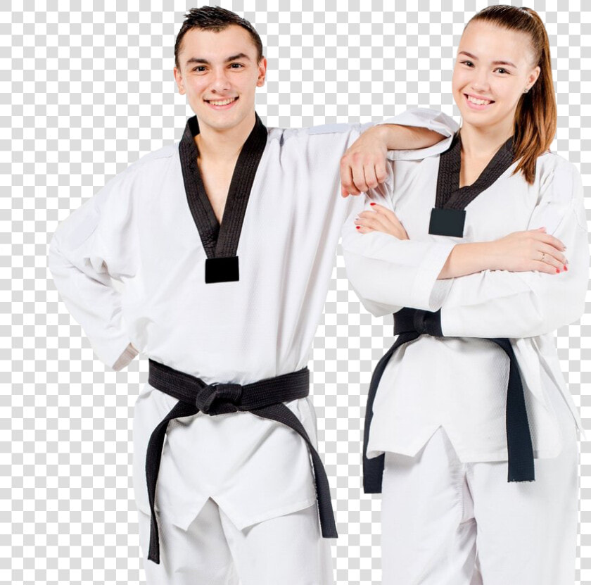 Martial Arts   Karate Girl And Boy  HD Png DownloadTransparent PNG