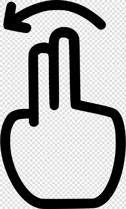 Two Finger Swipe Right Side   Icon  HD Png DownloadTransparent PNG