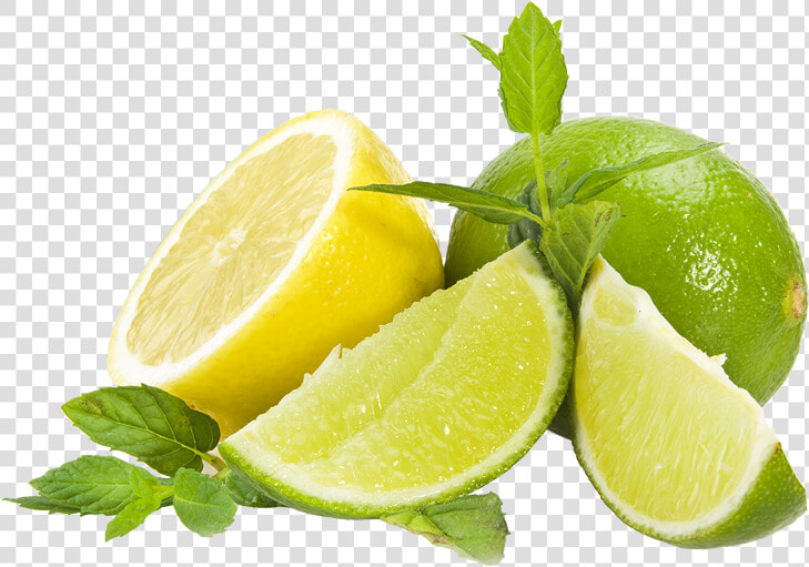 Transparent Lemon Slice Png   Citron Vert Et Jaune  Png DownloadTransparent PNG